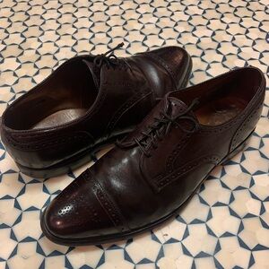 Allen Edmonds Size 11 Brown Cap Toe Dress Shoe